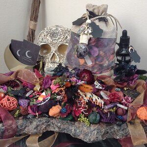 Gothic Pagan Wiccan Nag Champa Sabbat Ritual Aromatherapy Set